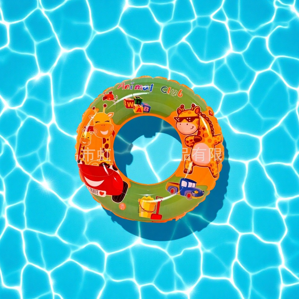 Hongyu Factory direct sales of new giraffe cartoon inflatable water toys, multi-functional air models for children and adults details Picture