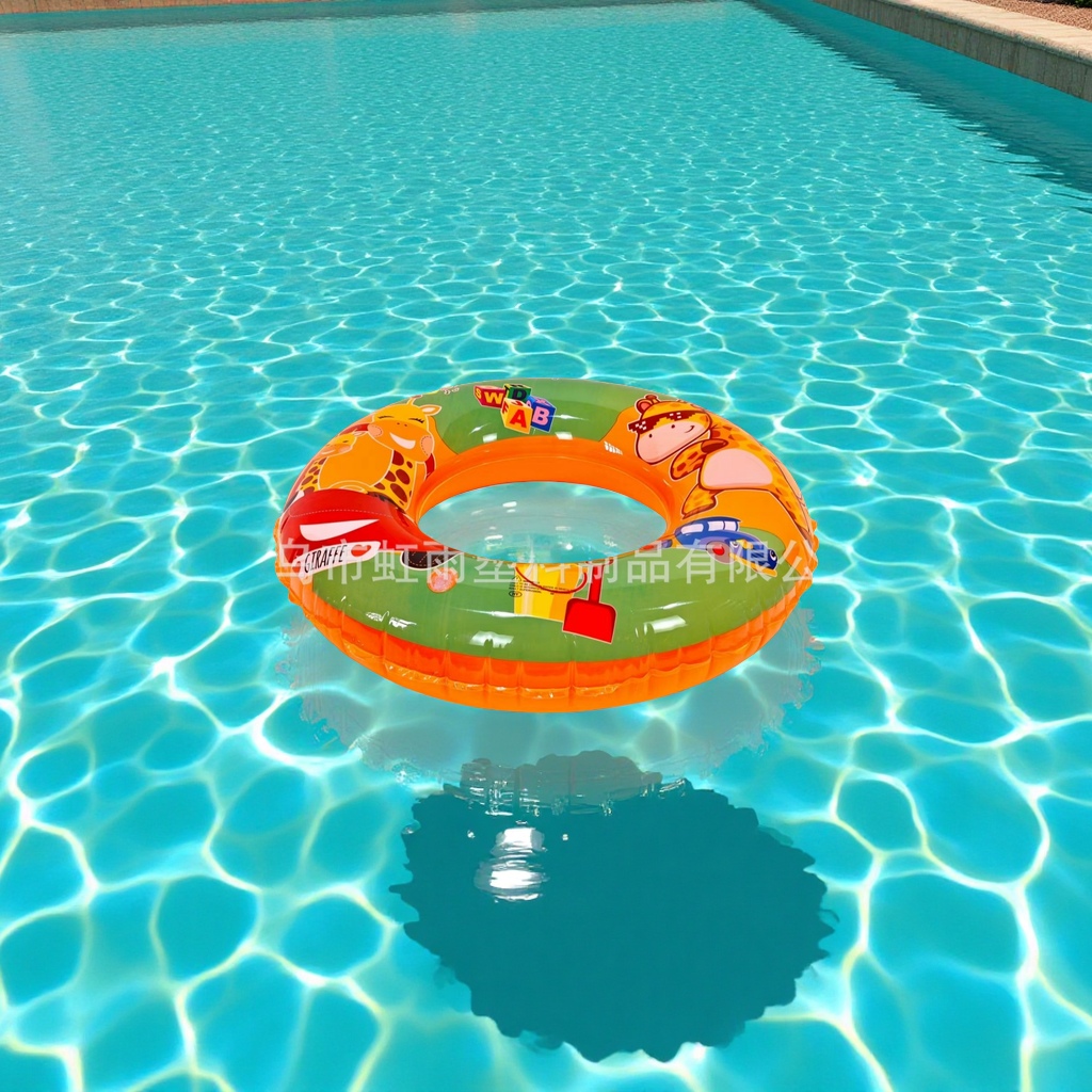 Hongyu Factory direct sales of new giraffe cartoon inflatable water toys, multi-functional air models for children and adults Application Scenario