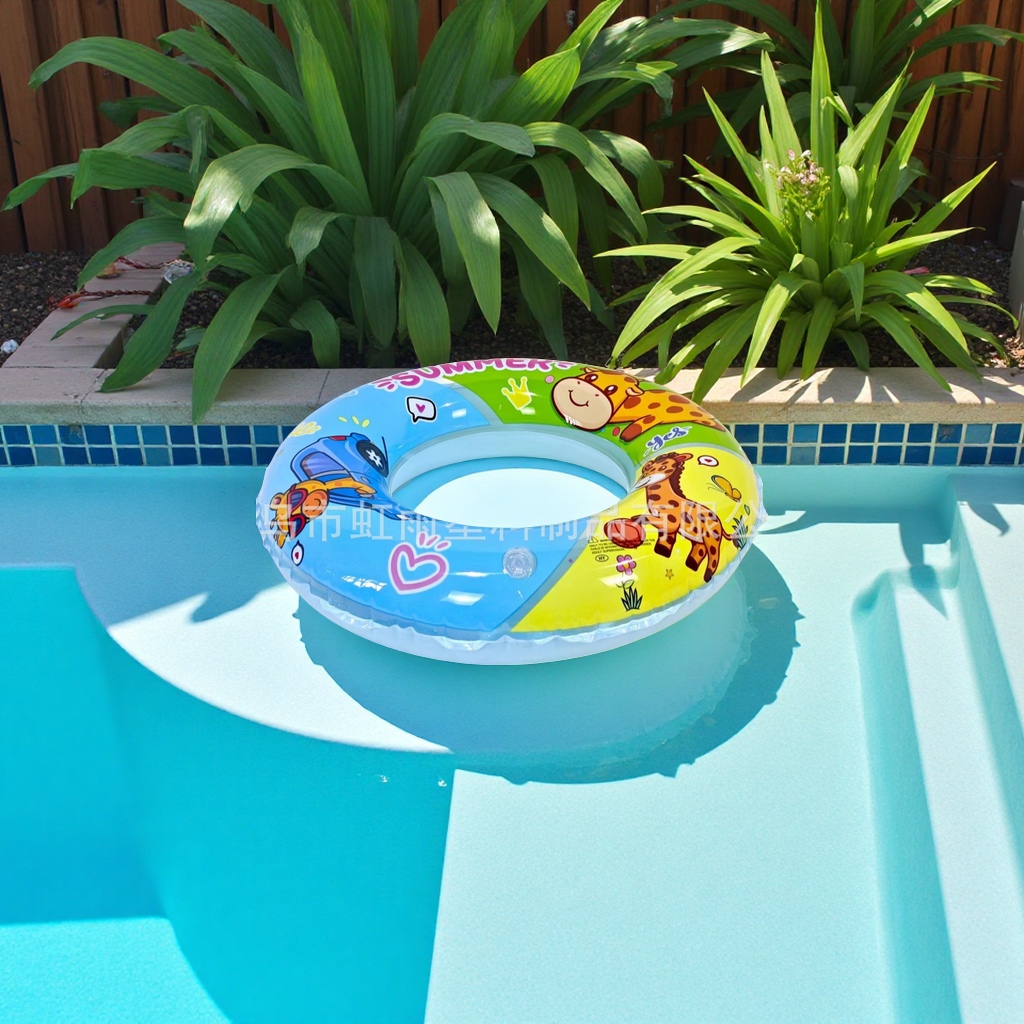 Hongyu Factory direct sales of new giraffe cartoon inflatable water toys, multi-functional air models for children and adults Item Picture