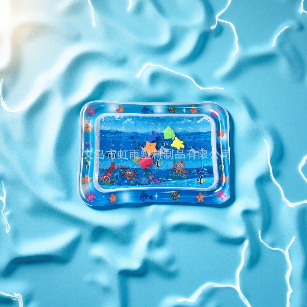 虹雨儿童家用拍拍垫海洋系列中间注水带玩具厂家批发运动户外游泳池