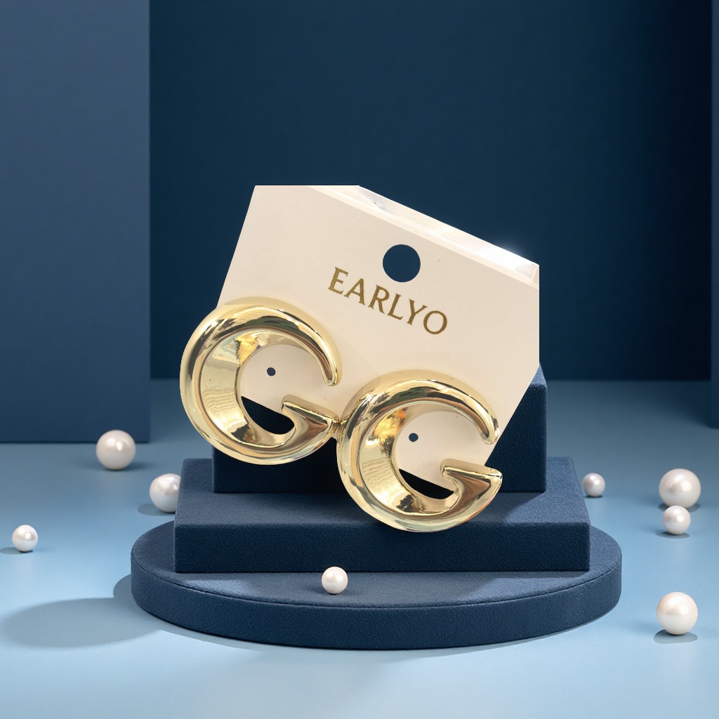 锌合金耳饰 细节图