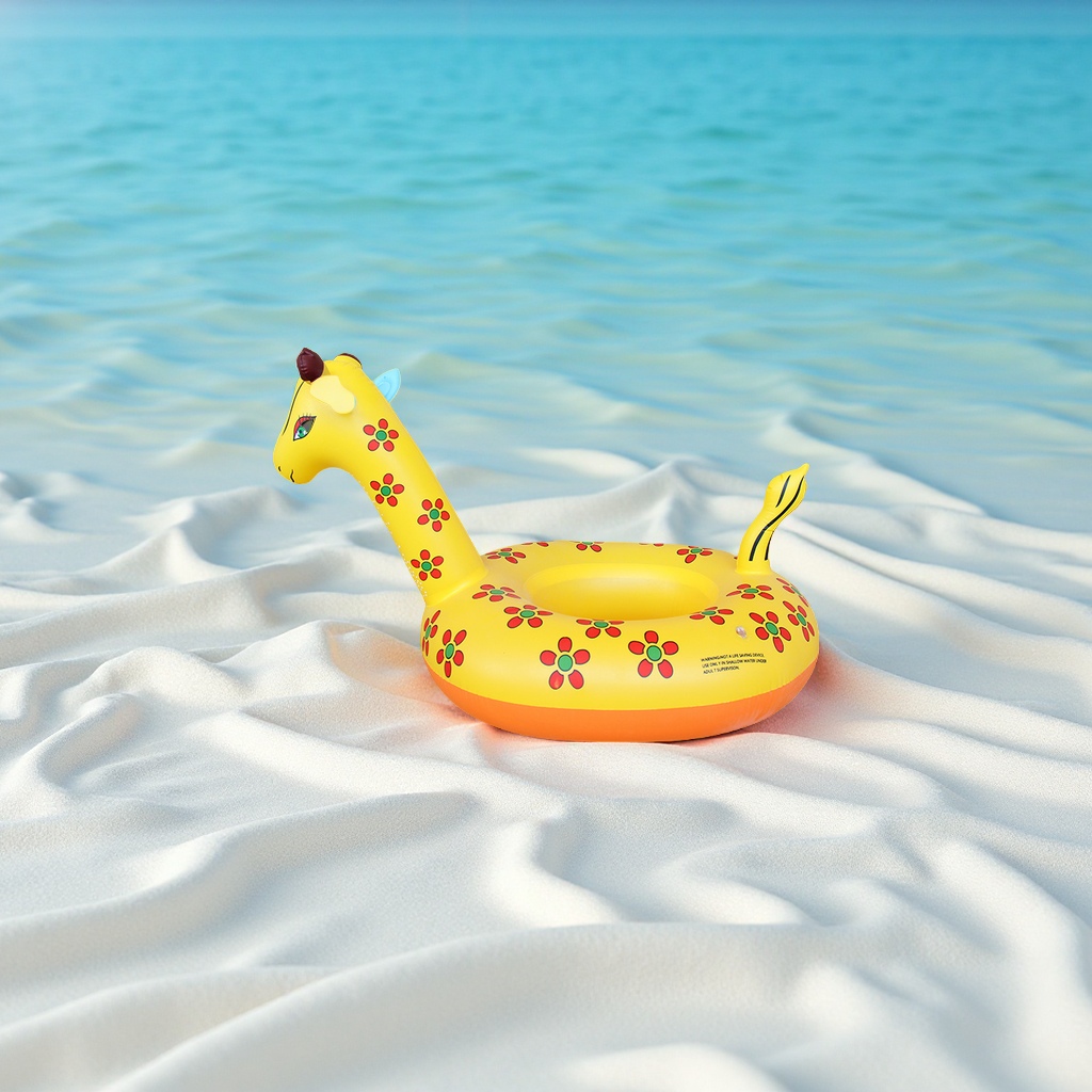 Wholesale of inflatable children's seat rings with wings and anti-rolled-over baby swimming rings for Sika deer boats, sports and outdoor swimming products details Picture