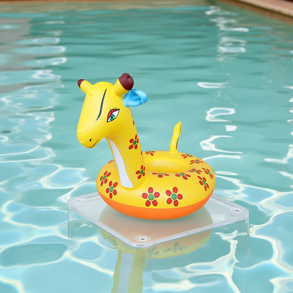 Wholesale of inflatable children's seat rings with wings and anti-rolled-over baby swimming rings for Sika deer boats, sports and outdoor swimming products Item Picture