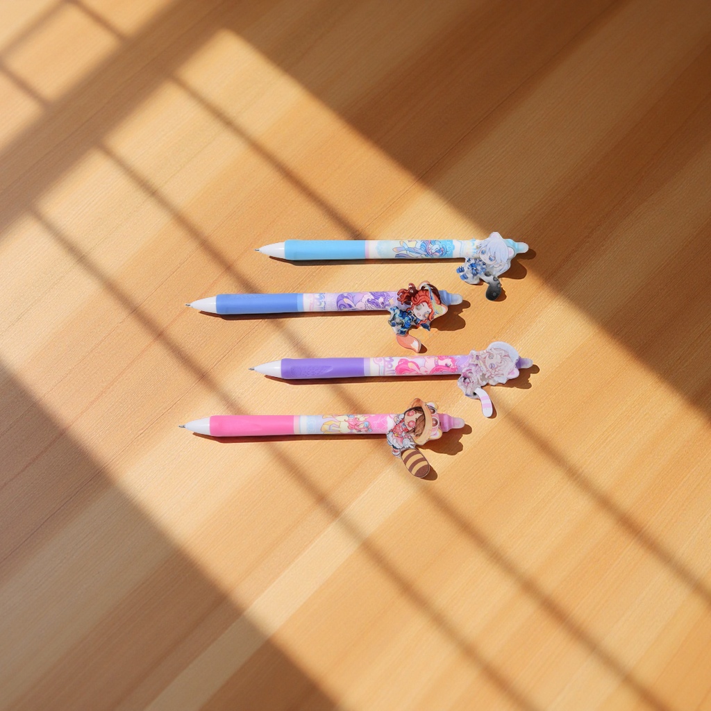 Chenxi's 2D tail is designed with cute and fun ballpoint pens. Wholesale of stationery for primary school students, children's hats, headscarves and accessories Application Scenario