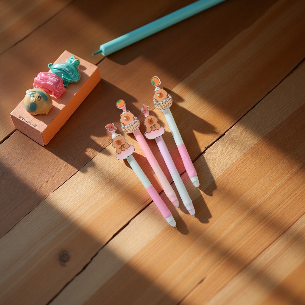 电容笔/玫瑰花塑料花圆珠笔/羽毛笔鸵鸟毛/文房四宝/唇线笔定制细节图