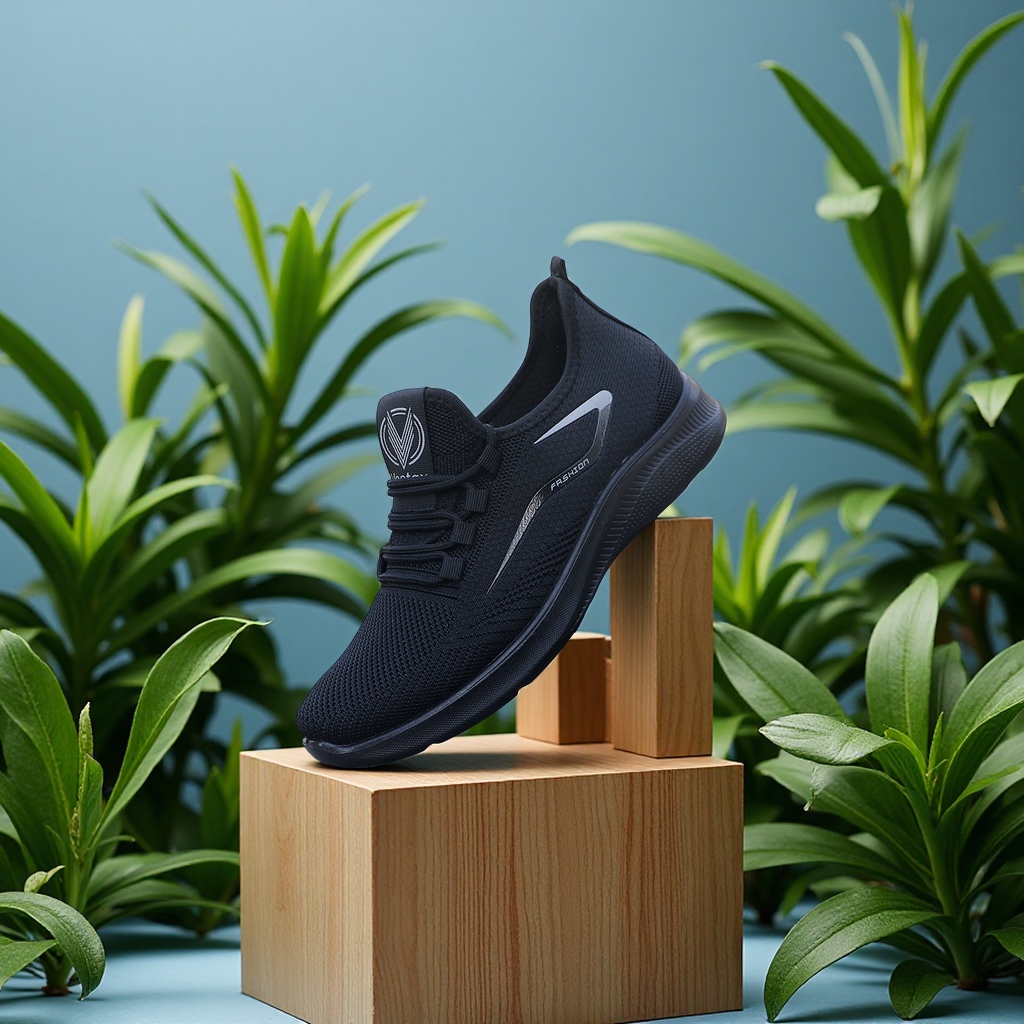 运动休闲鞋实物图