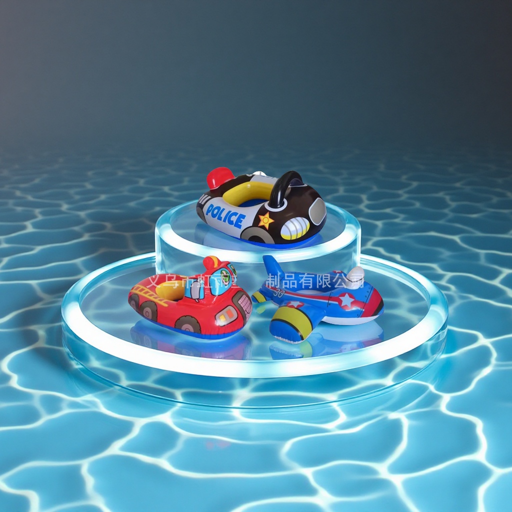 Children and babies, cartoon swimming rings, seat rings, airplane and car water seat rings, 0-3 years old, factory direct supply inflatable toys Application Scenario