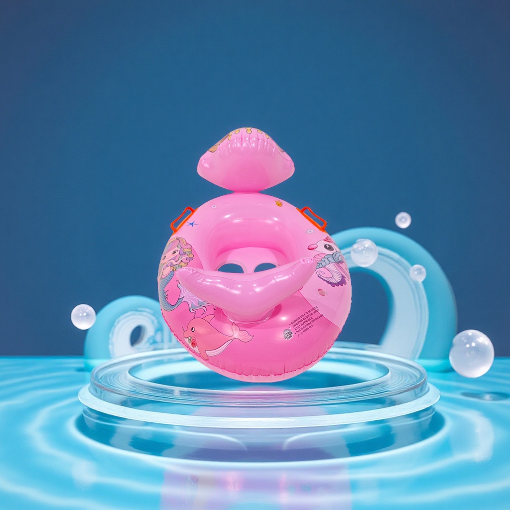 New in-stock animal sitting rings, children's swimming rings, cartoon mounts with handles, water swimming rings, sports and outdoor swimming products Specification image