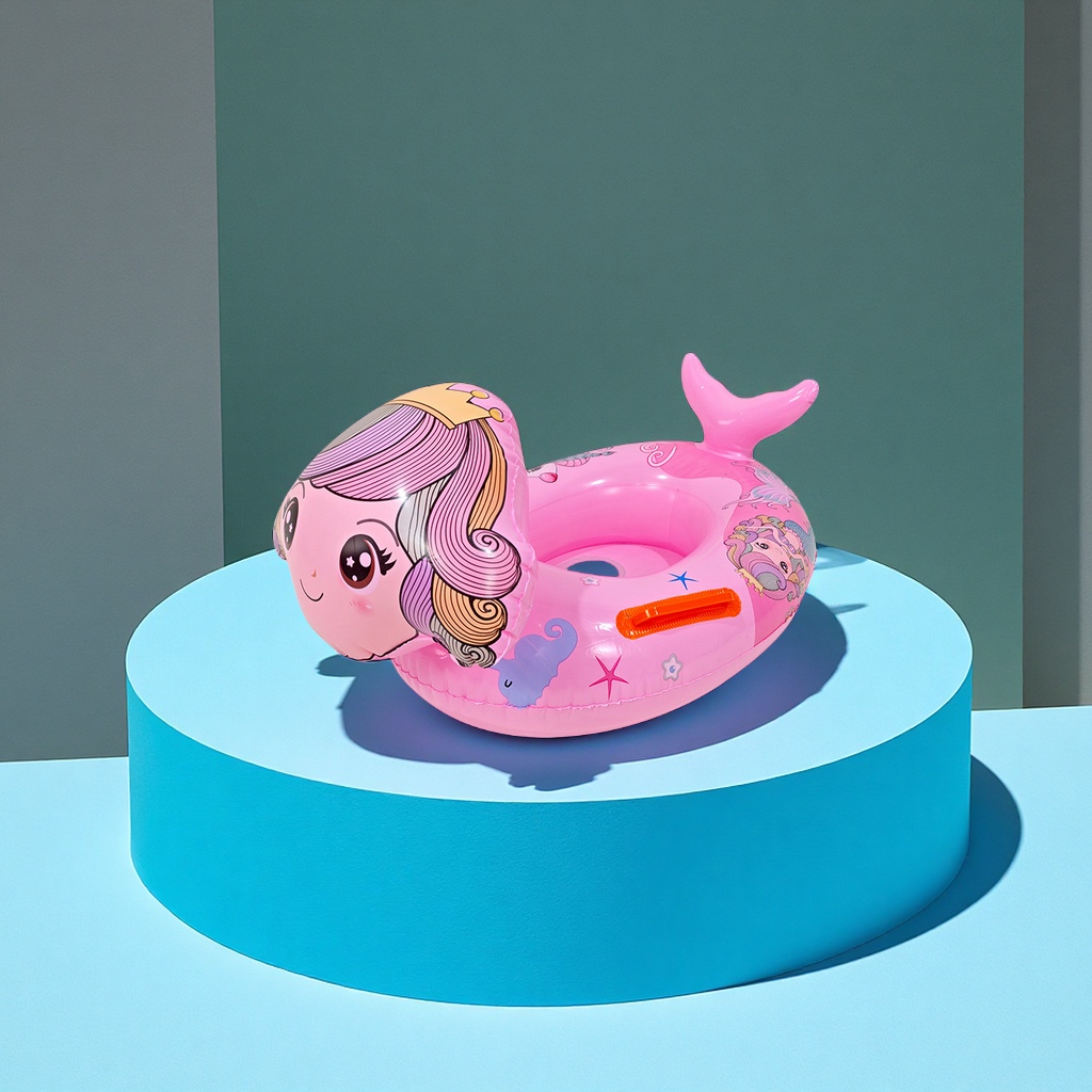 New in-stock animal sitting rings, children's swimming rings, cartoon mounts with handles, water swimming rings, sports and outdoor swimming products Item Picture