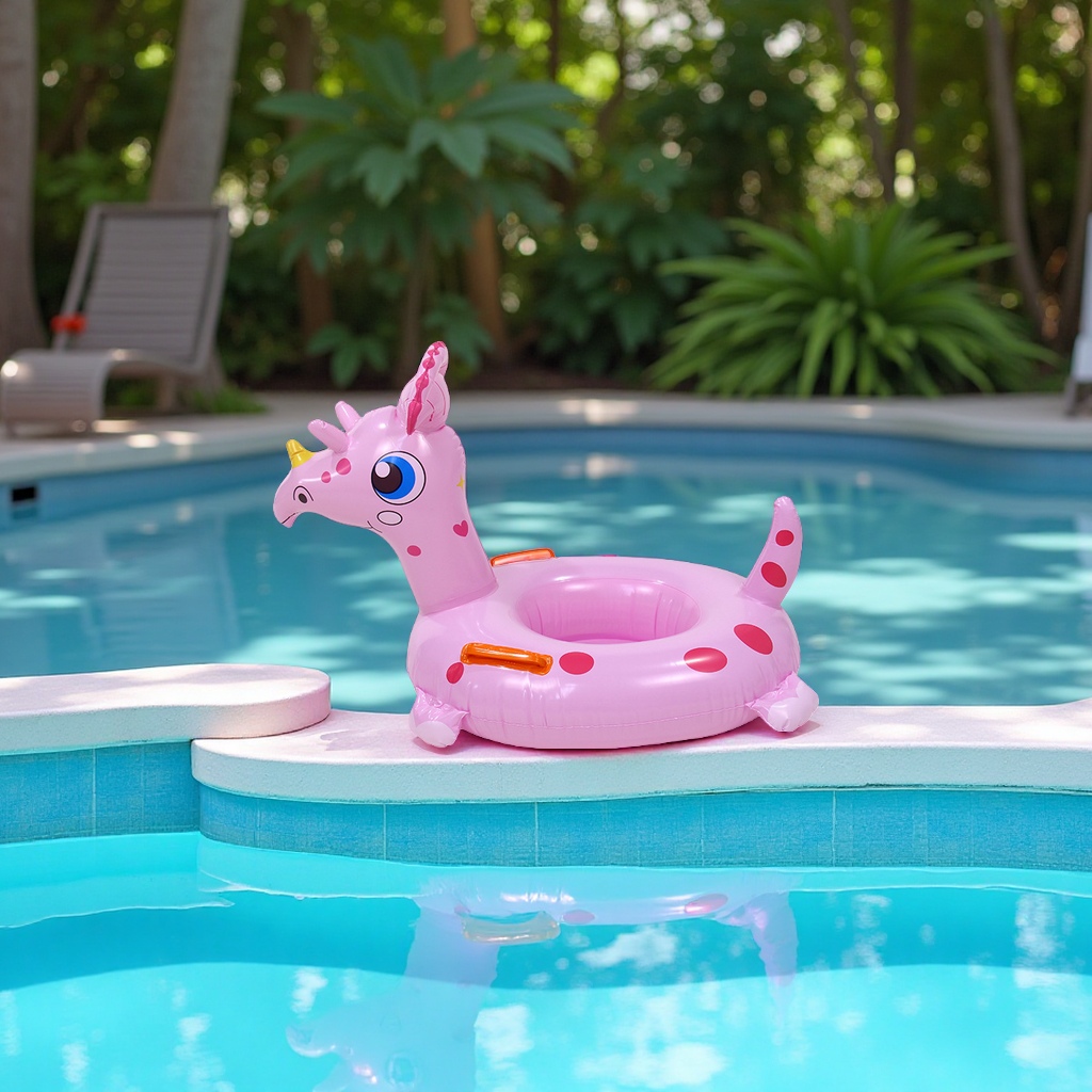 Children's cartoon inflatable swimming rings, baby life buoys, water toys, cross-border wholesale, sports and outdoor products details Picture