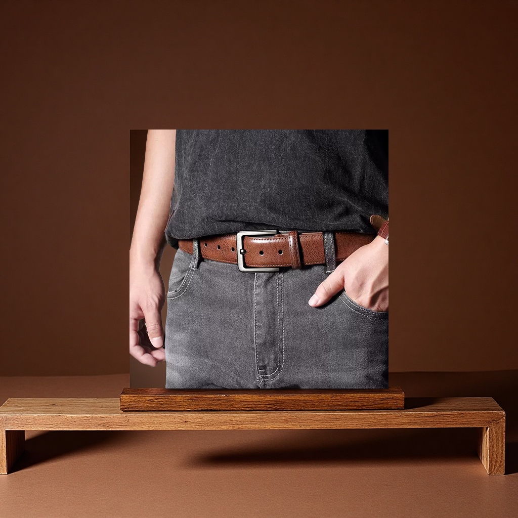 Paul genuine vintage leather men's belts, retro business casual denim belts, men's clothing accessories Application Scenario