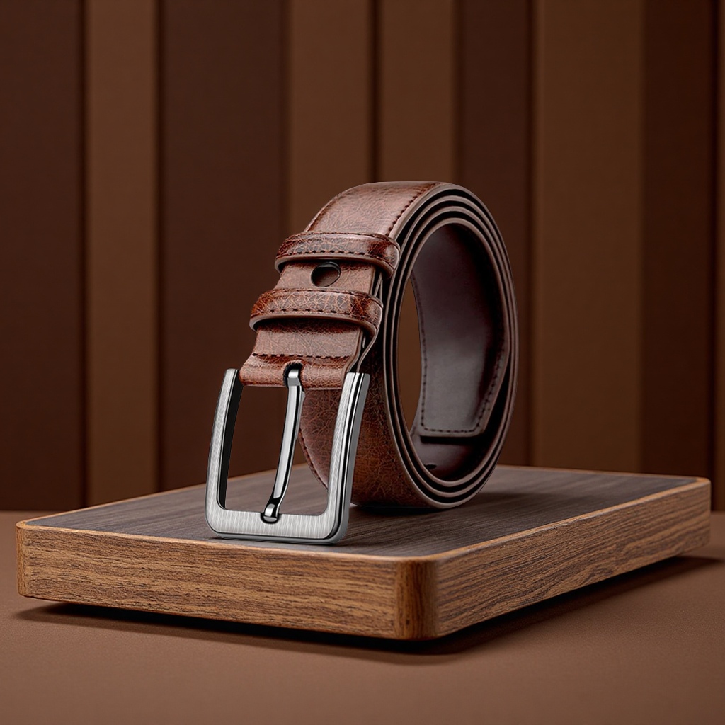 Paul genuine vintage leather men's belts, retro business casual denim belts, men's clothing accessories Item Picture