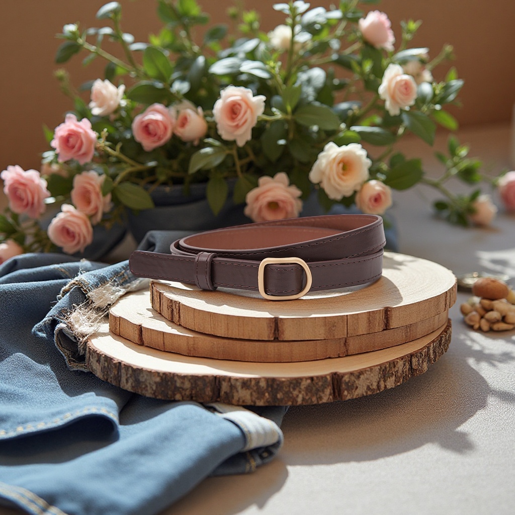 Factory direct sales of women's needle-buckle fine belts, summer jeans, versatile ins style decorative belts, women's clothing accessories Item Picture