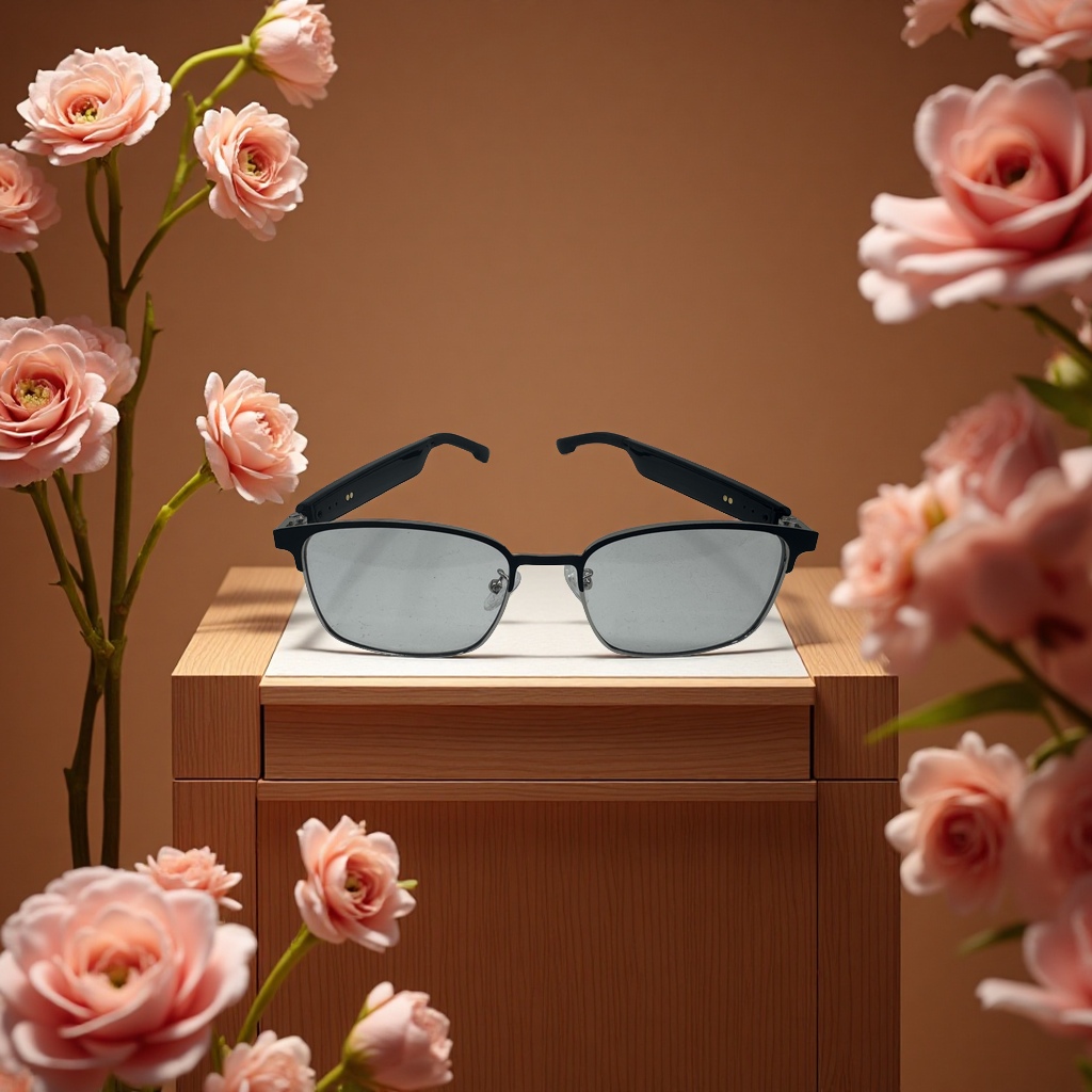 AI technology glasses with high-definition intelligent display, lightweight, fashionable and multi-functional eye health care accessories Specification image