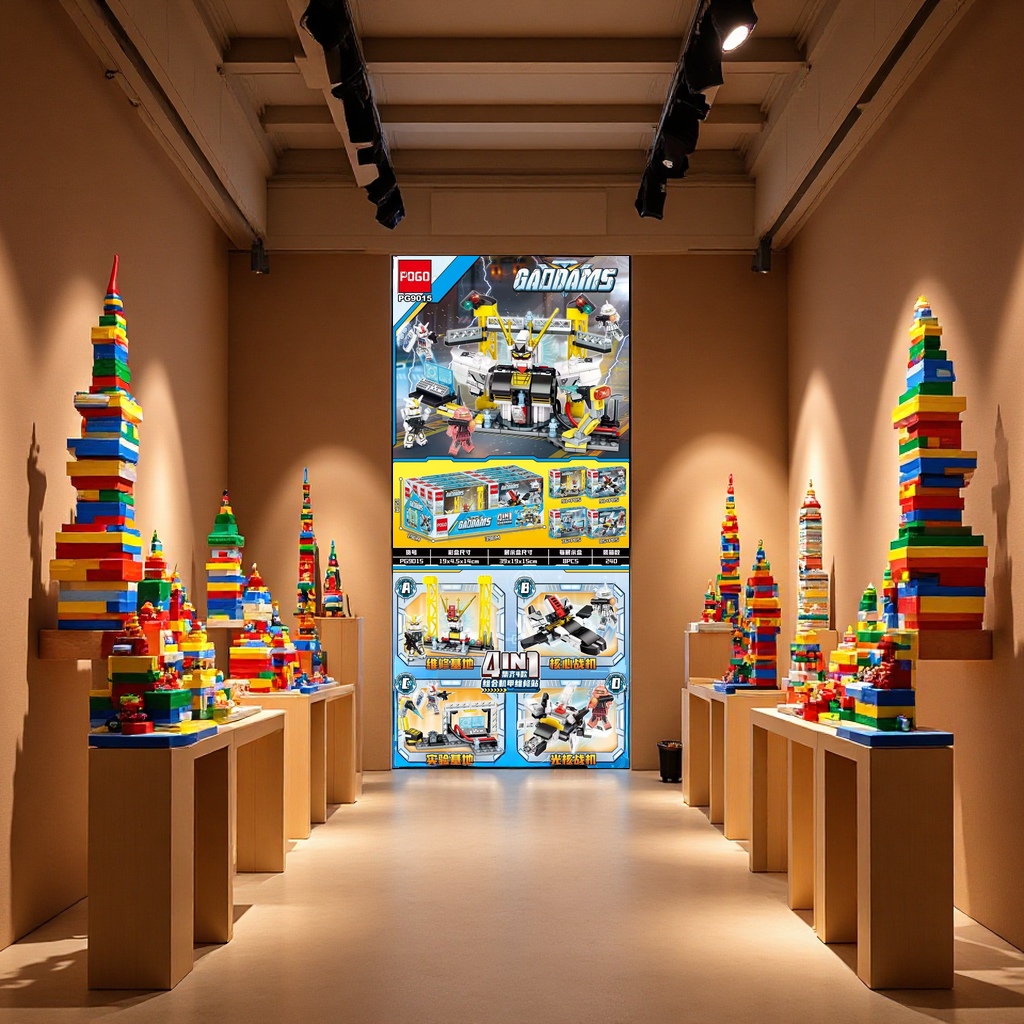Lego children's playground equipment, extra-large decorative items, building blocks table, soft building blocks, educational toys combination, multi-functional toy scene