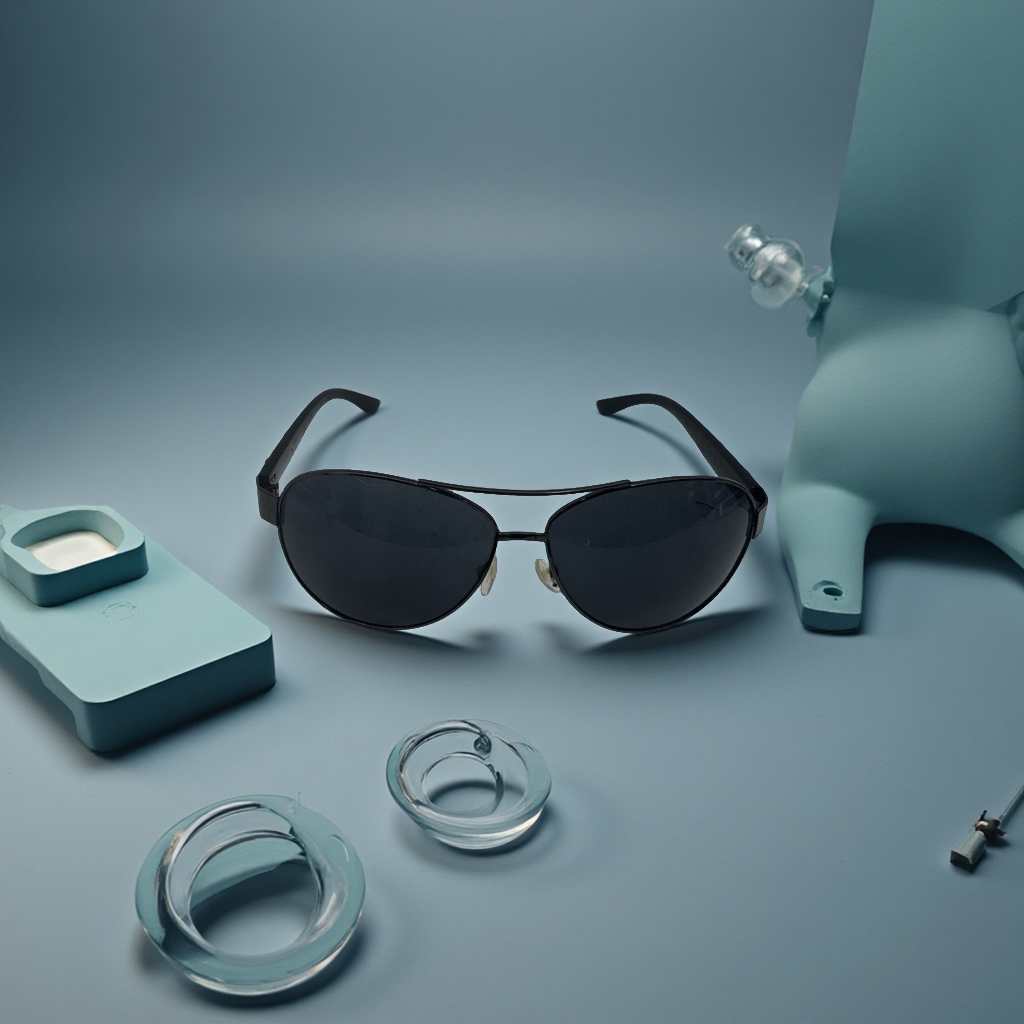 Aishijia Fashion Glasses, high-definition polarized sunglasses for men and women, lightweight, comfortable and UV-resistant trendy styles details Picture