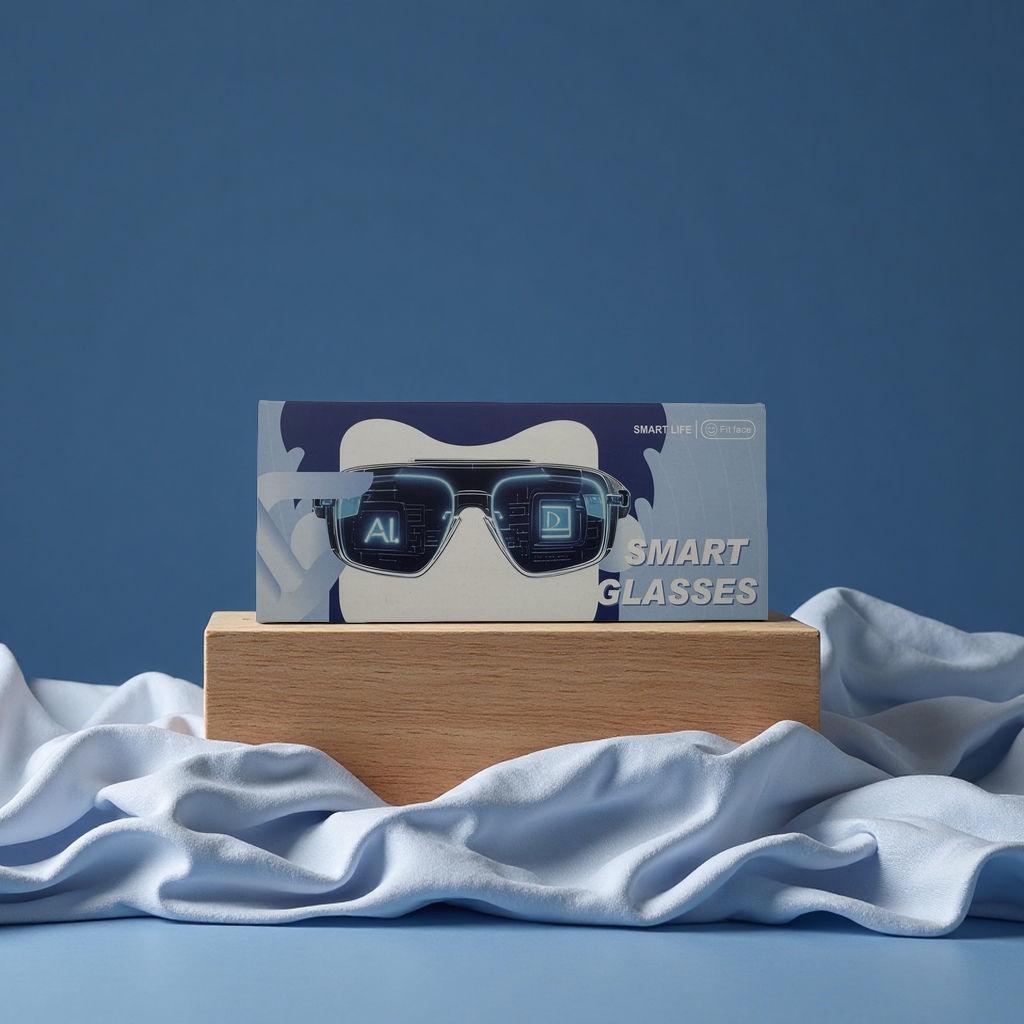 Smart glasses, high-definition display, Bluetooth touch, fashionable, portable and multi-functional eye wearable devices details Picture