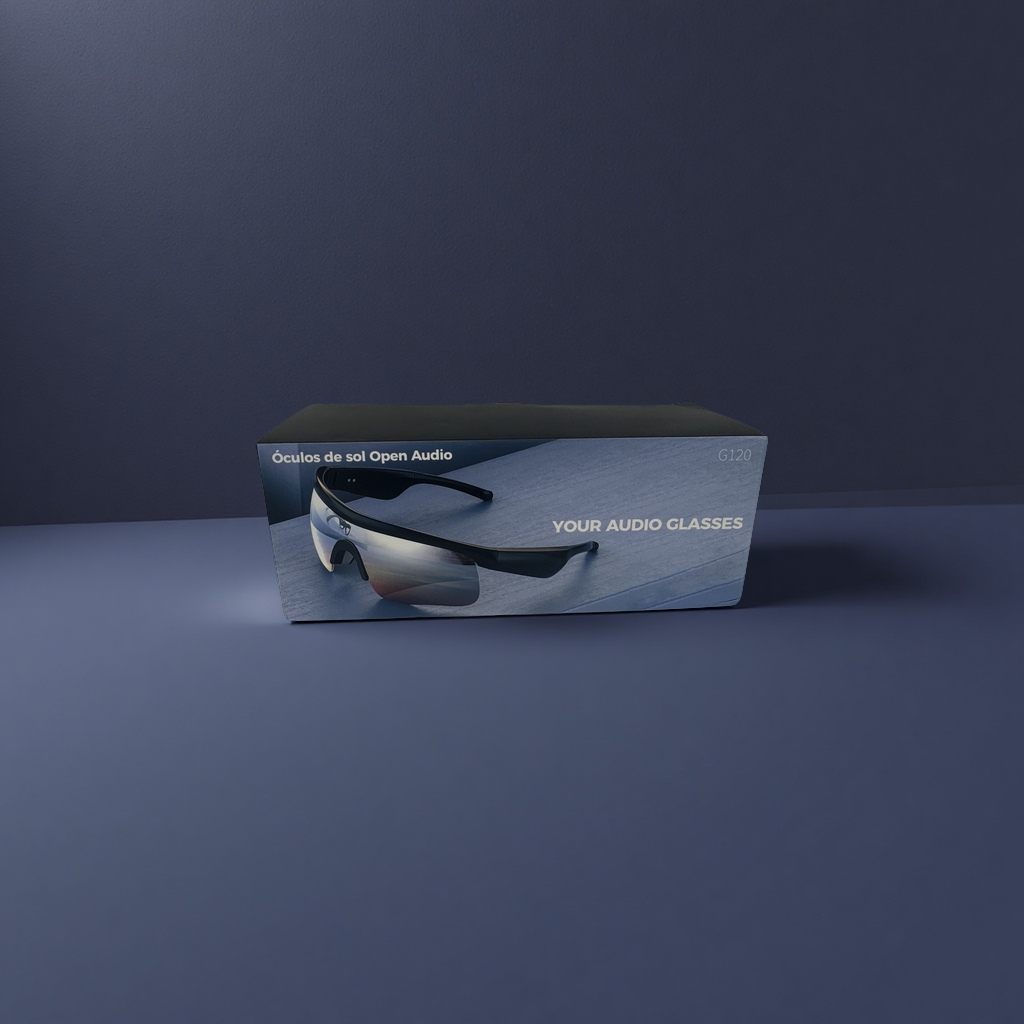 Smart glasses, high-definition display, Bluetooth touch, fashionable, lightweight and multi-functional eye wearable devices details Picture