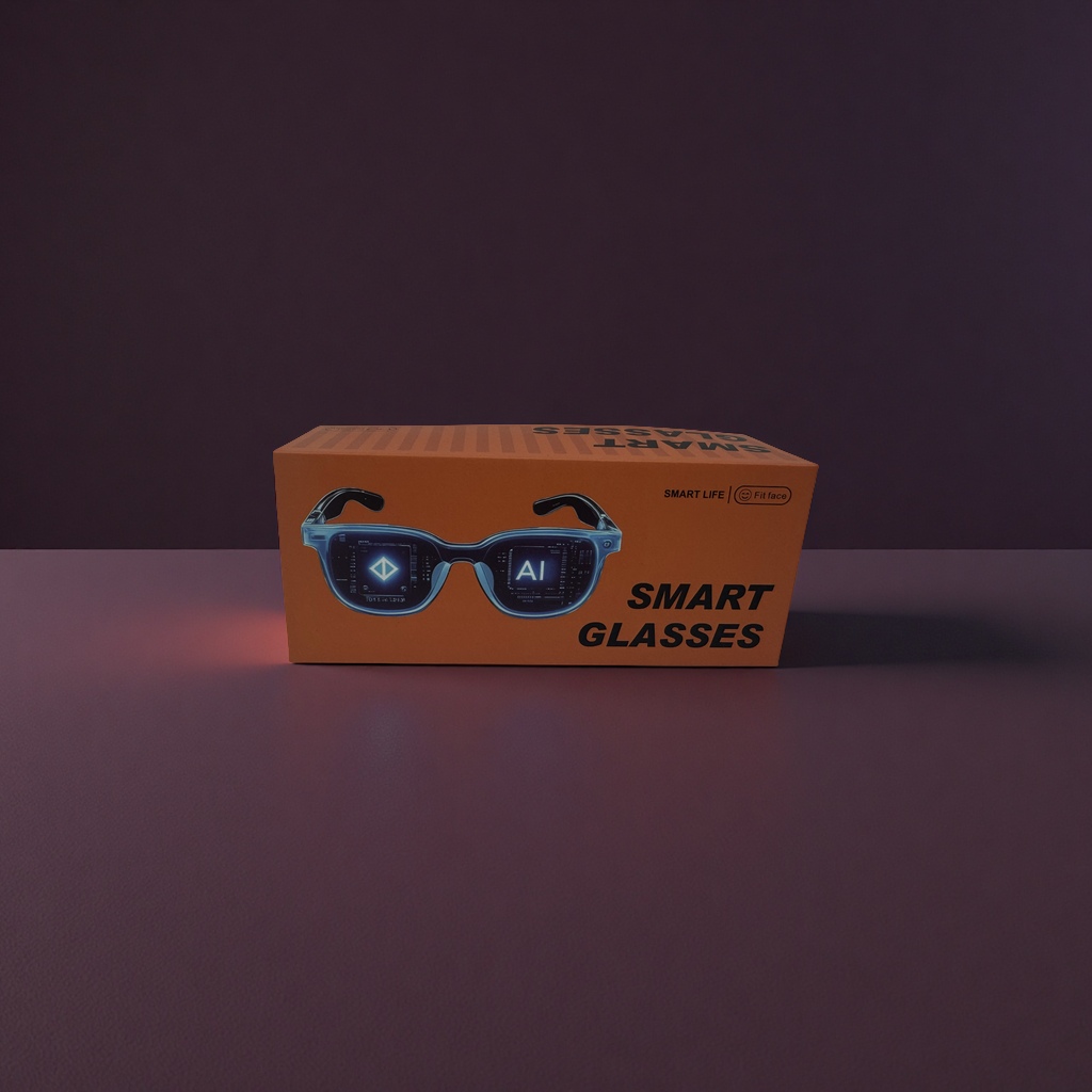 Smart glasses with high-definition display, multi-functional Bluetooth, sports glasses, fashionable and trendy portable style details Picture