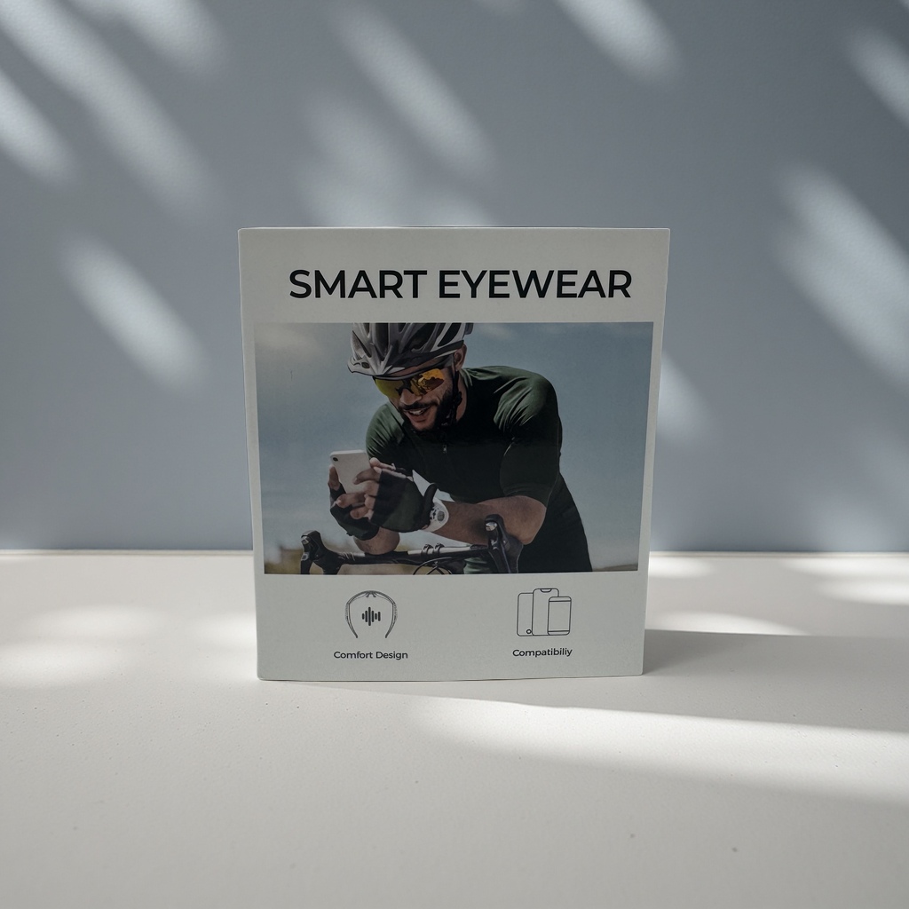 The smart glasses feature high-definition display and Bluetooth connection. They are fashionable, lightweight and multi-functional eye devices suitable for various scenarios details Picture