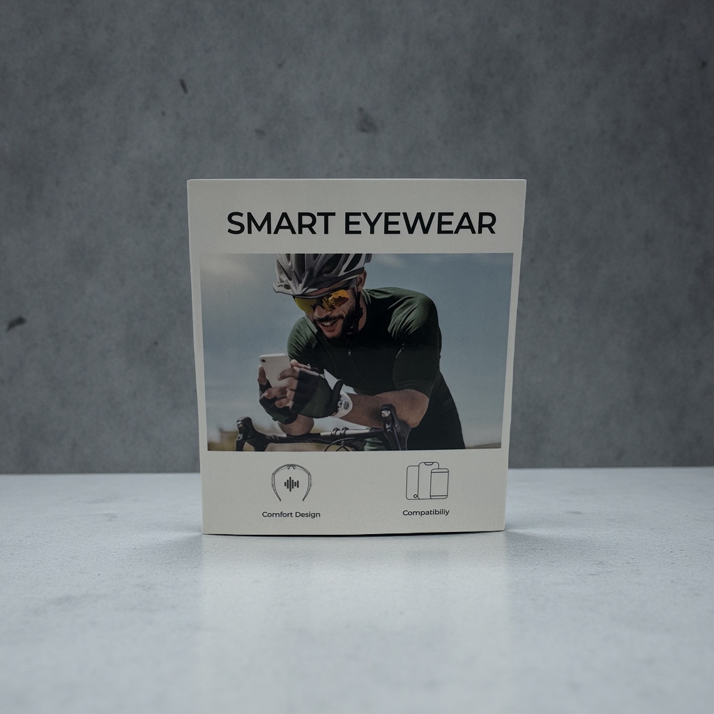 智能眼镜高清显示蓝牙连接时尚轻便多功能眼部设备适配多场景使用