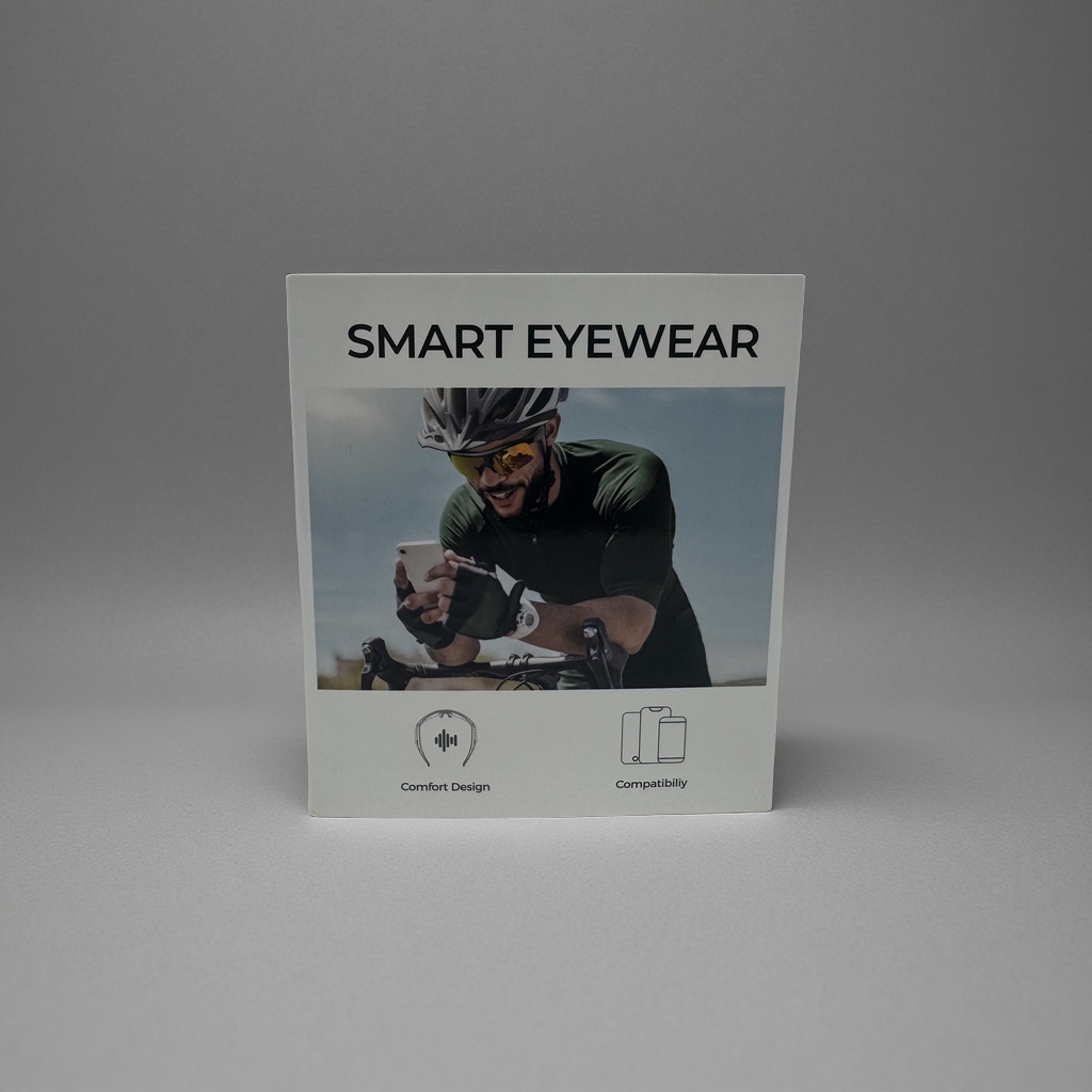 The smart glasses feature high-definition display and Bluetooth connection. They are fashionable, lightweight and multi-functional eye devices suitable for various scenarios Specification image