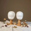 Foam doll head, small human head, white body wrapped fabric, DIY creative scarecrow, factory direct sales, model toys, simulation handicrafts Specification image