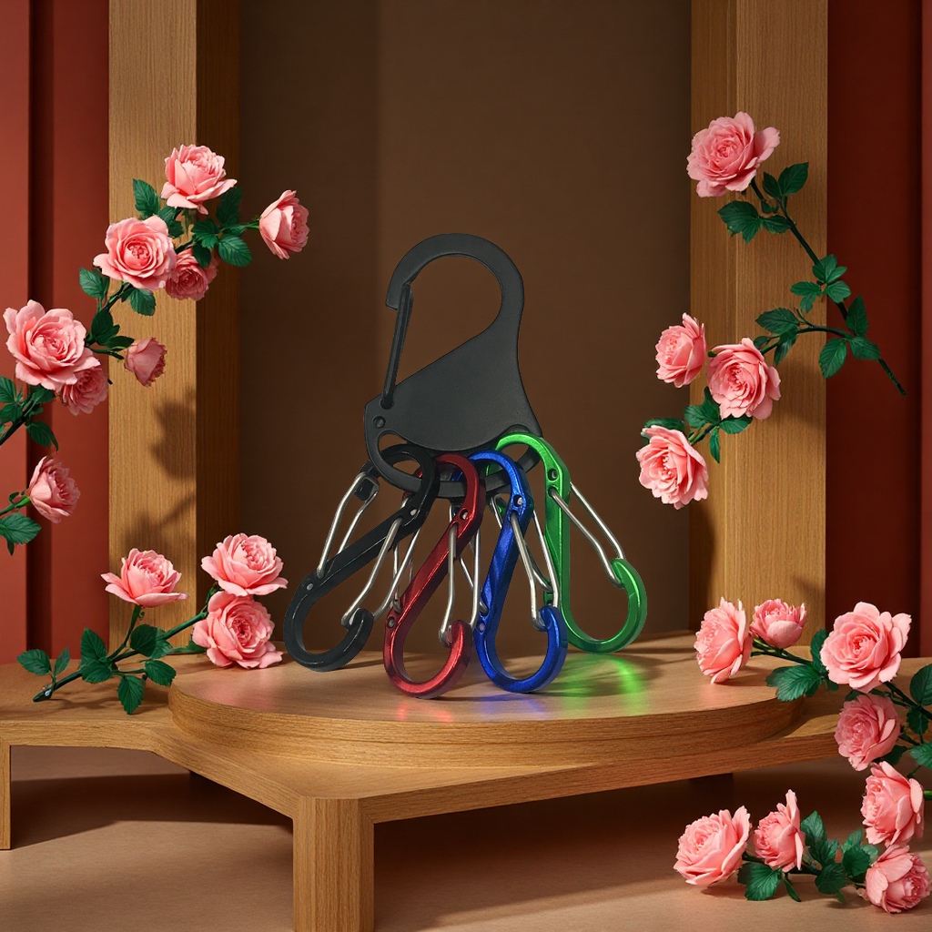 S形钢丝扣坚固耐用多功能金属扣子装饰配件DIY手工材料适用各种包包箱包配件