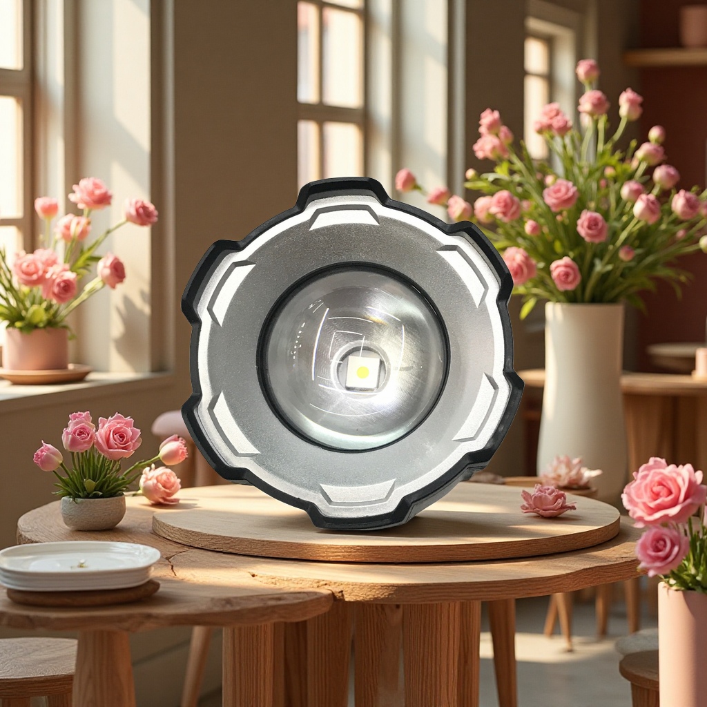 手电筒白底实物图