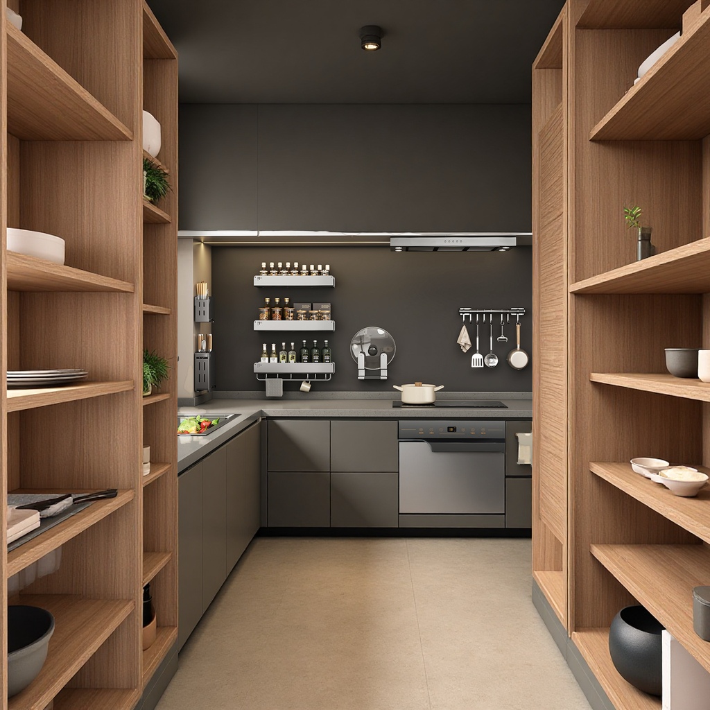 A comprehensive collection of multi-functional wall-mounted kitchen storage racks, no-drilling seasoning storage racks, knife racks, hanging racks, and household organizing products Application Scenario