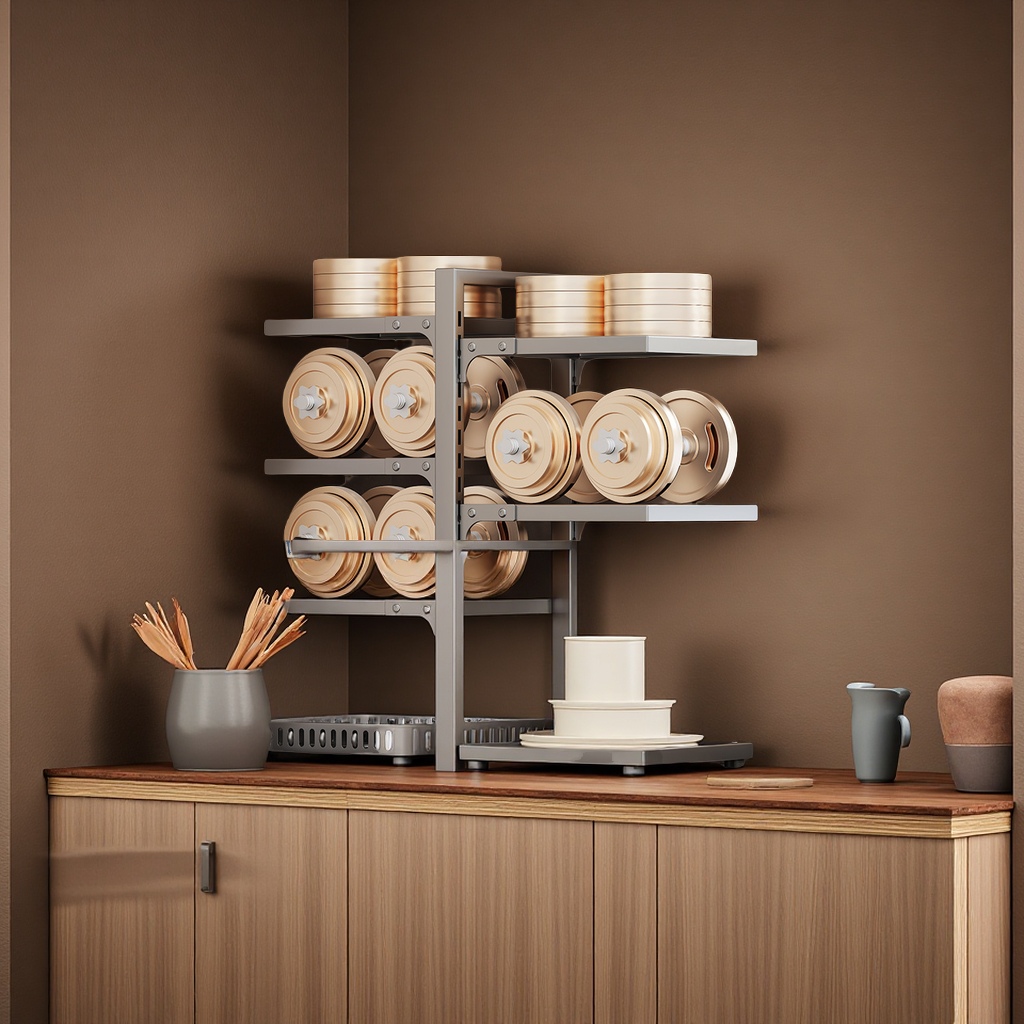 厨房置物架实物图