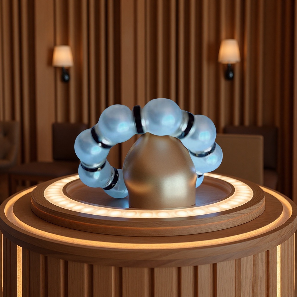 优质高亮珍珠串餐巾扣镶钻大珍珠环婚庆手饰手链餐桌装饰9颗详情图4