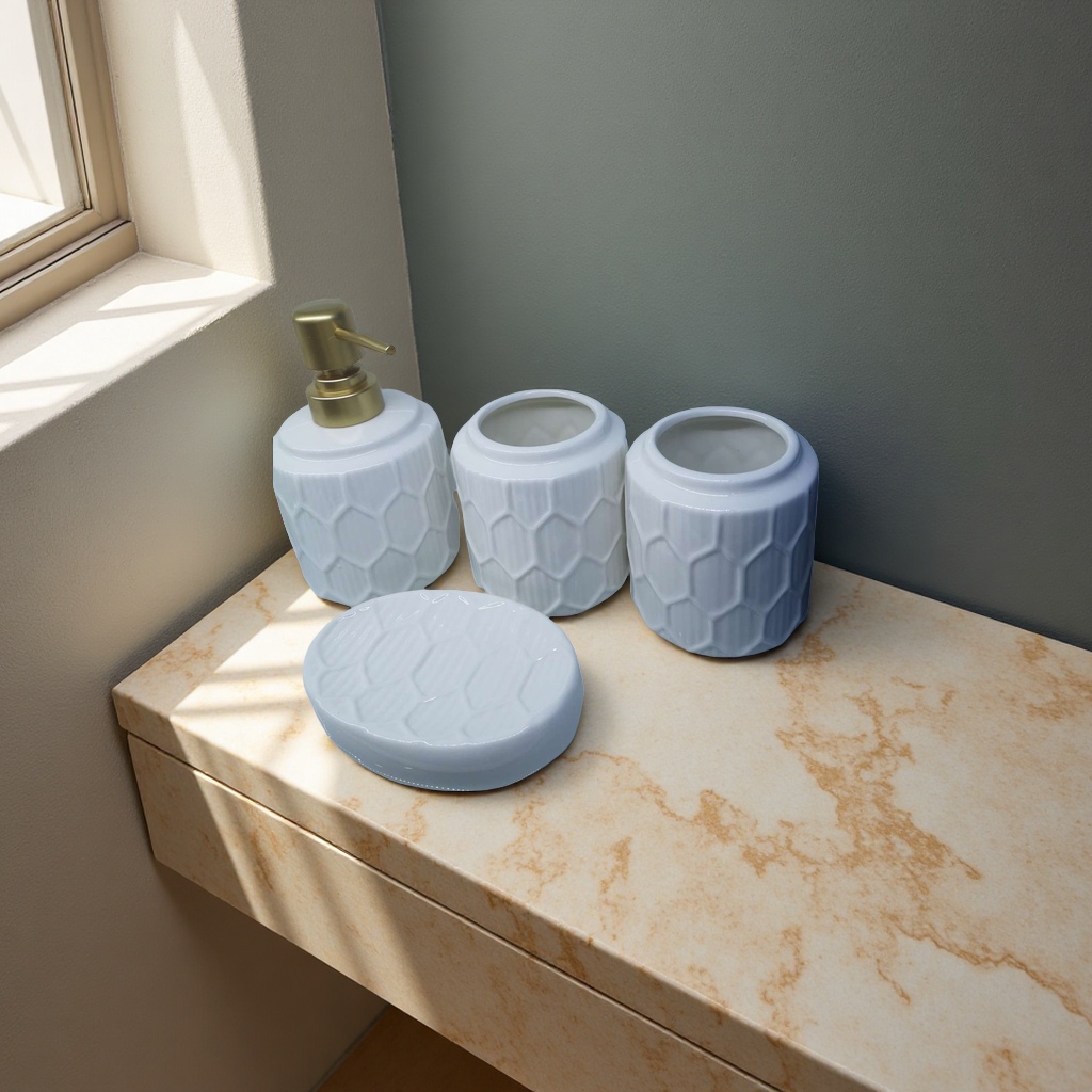 欧路莎现代简约卫浴套装陶瓷洁具浴室组合套装防臭防溅多件套全套配件