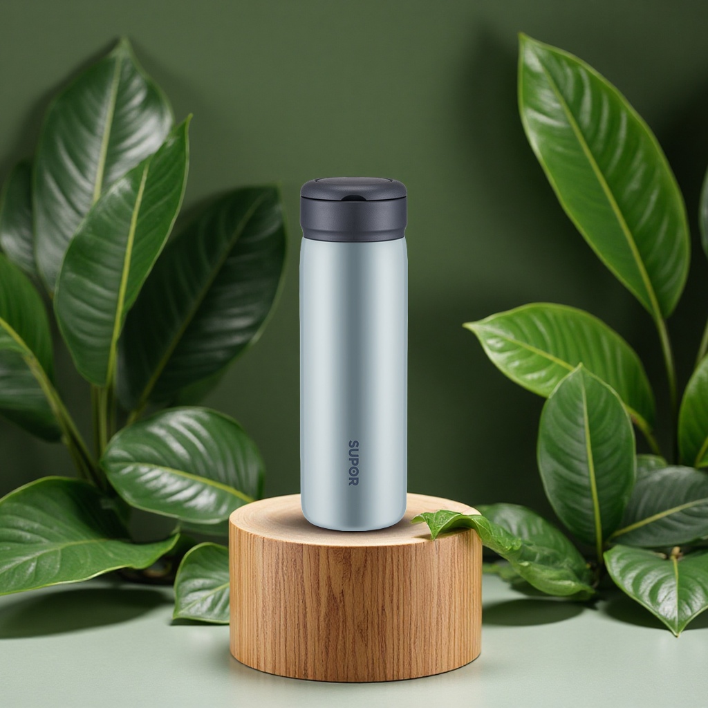 Supor 316L stainless steel insulated cup, portable for men and women, simple and fresh outdoor tea cup, daily necessities Item Picture