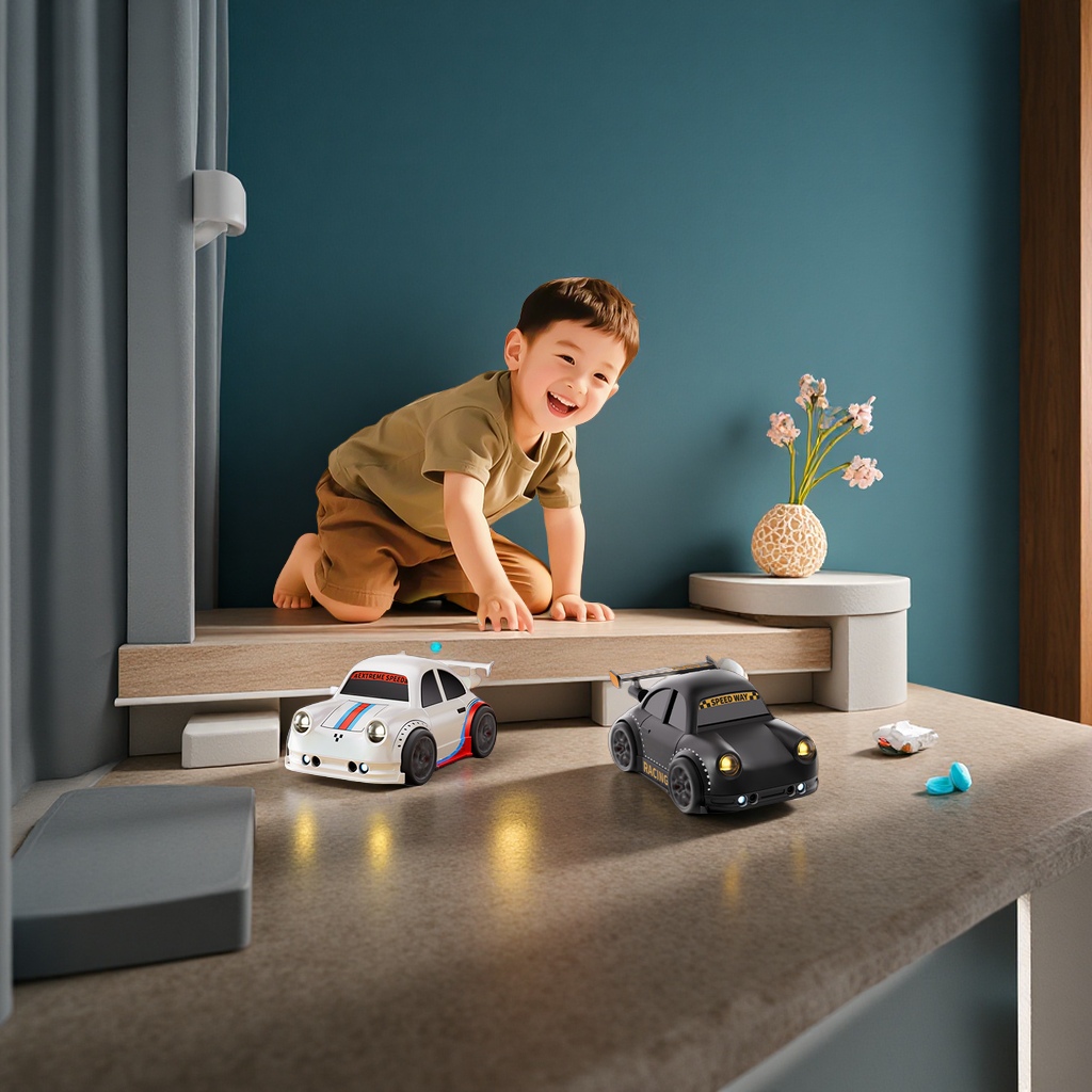 Intelligent sensing, following, drifting car, dual-mode mini remote control, desktop toy, boys' electric vehicle Specification image