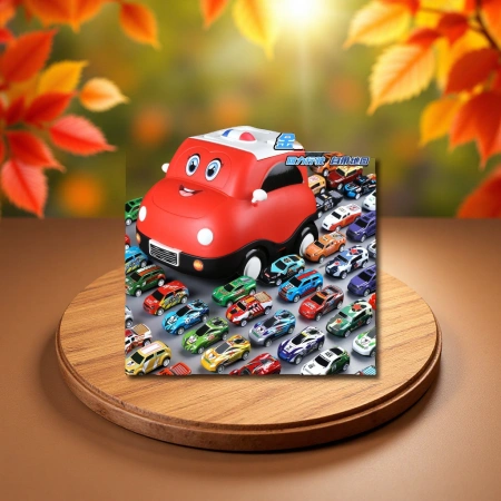 Children's alloy mini racing car storage box toy car for boys aged 2 to 3, rebound inertial model car Children's alloy mini racing car storage box toy car for boys aged 2 to 3, rebound inertial model car