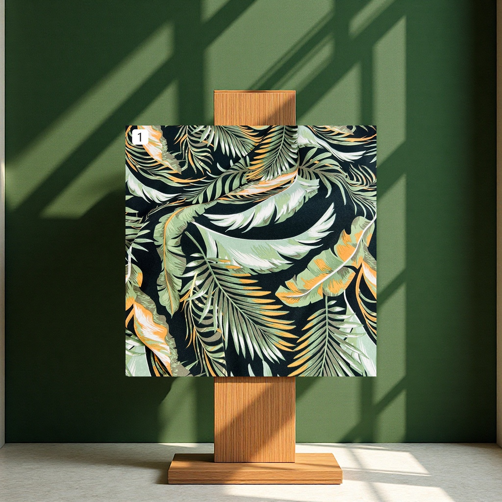 Four-sided Southeast Asian-style printed dress, foreign trade clothing fabric, accessories, bags, floral fabric, women's clothing summer new style details Picture