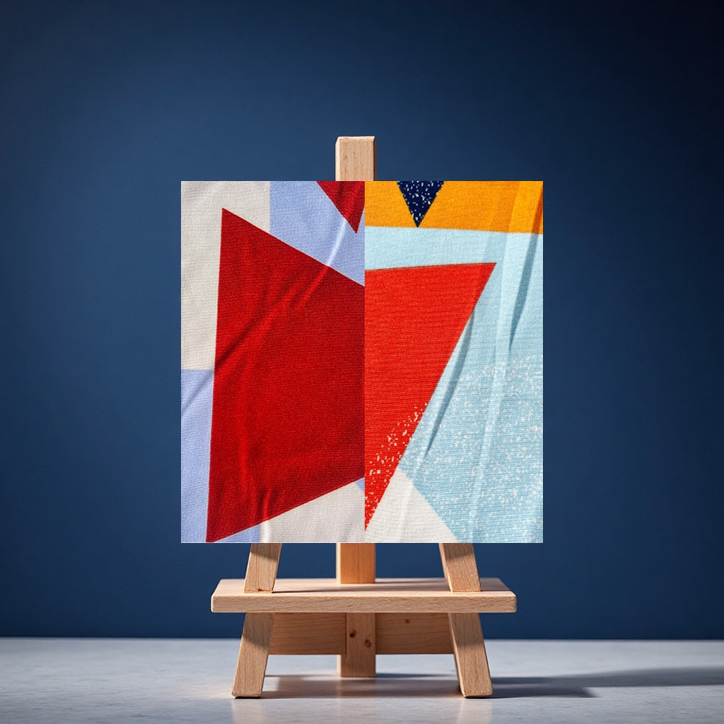 Customized plain weave 100D premium geometric printed fabric for clothing, bags, accessories, tie-dyed fabric, printed textile and leather materials by the manufacturer Application Scenario