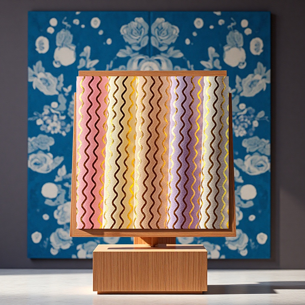 Factory direct supply of high-quality fashionable wavy pattern clothing fabrics, gold-embossed four-sided elastic hats, bags, accessories and textile accessories details Picture