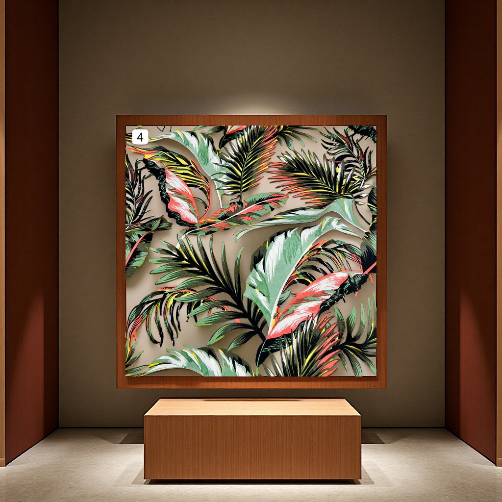 Four-sided Southeast Asian-style printed dress, foreign trade clothing fabric, accessories, bags, floral fabric, women's clothing summer new style Item Picture