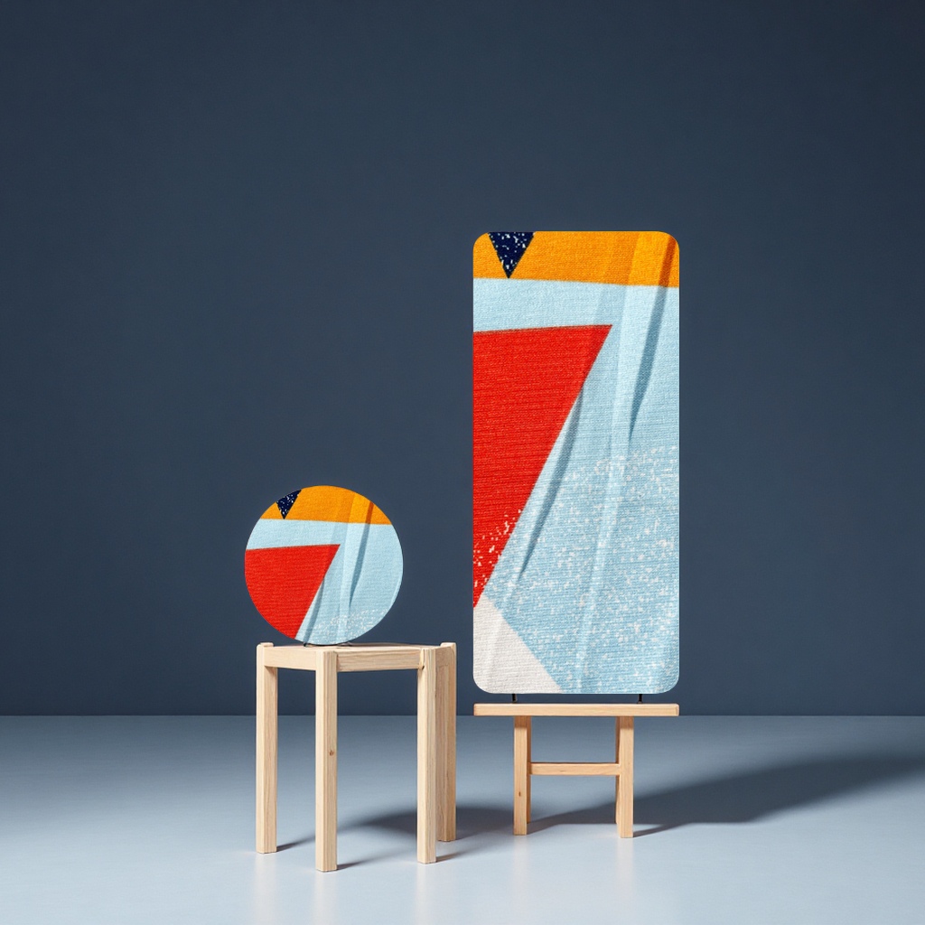 Customized plain weave 100D premium geometric printed fabric for clothing, bags, accessories, tie-dyed fabric, printed textile and leather materials by the manufacturer Item Picture