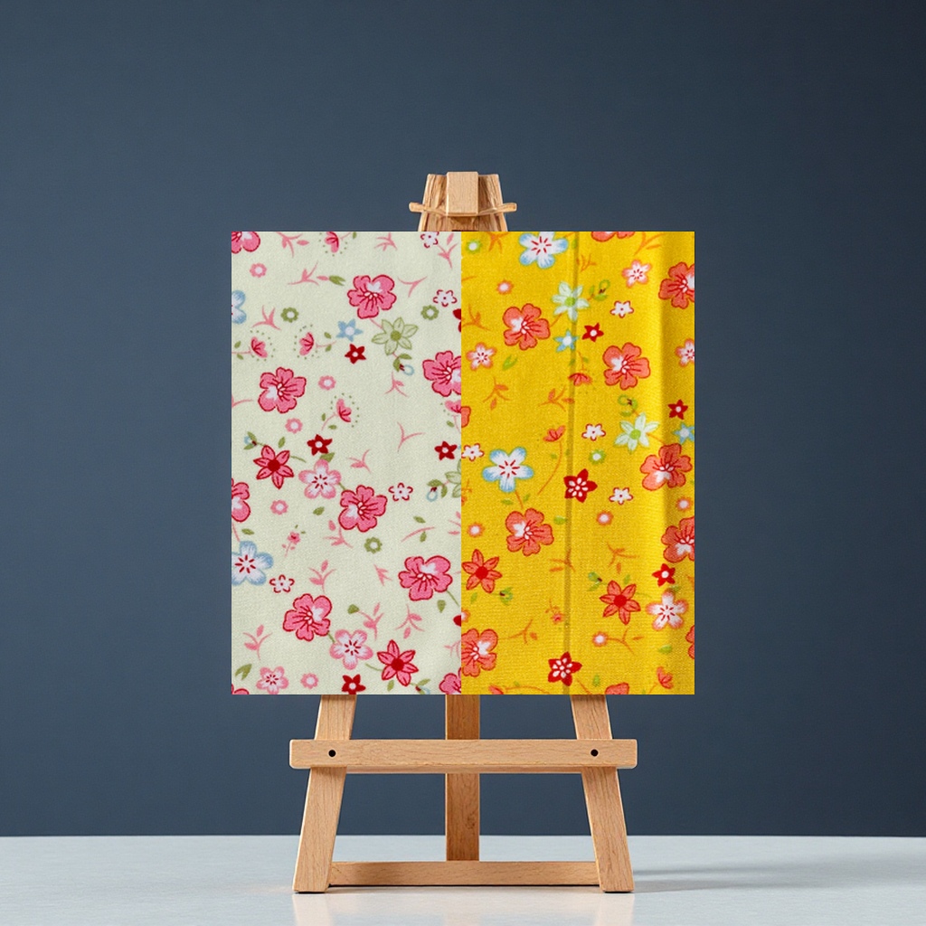 Fashionable plain weave small flower series clothing fabric 100D four-sided elastic accessories, bags, scarves, textile leather woven jacquard fabric Application Scenario