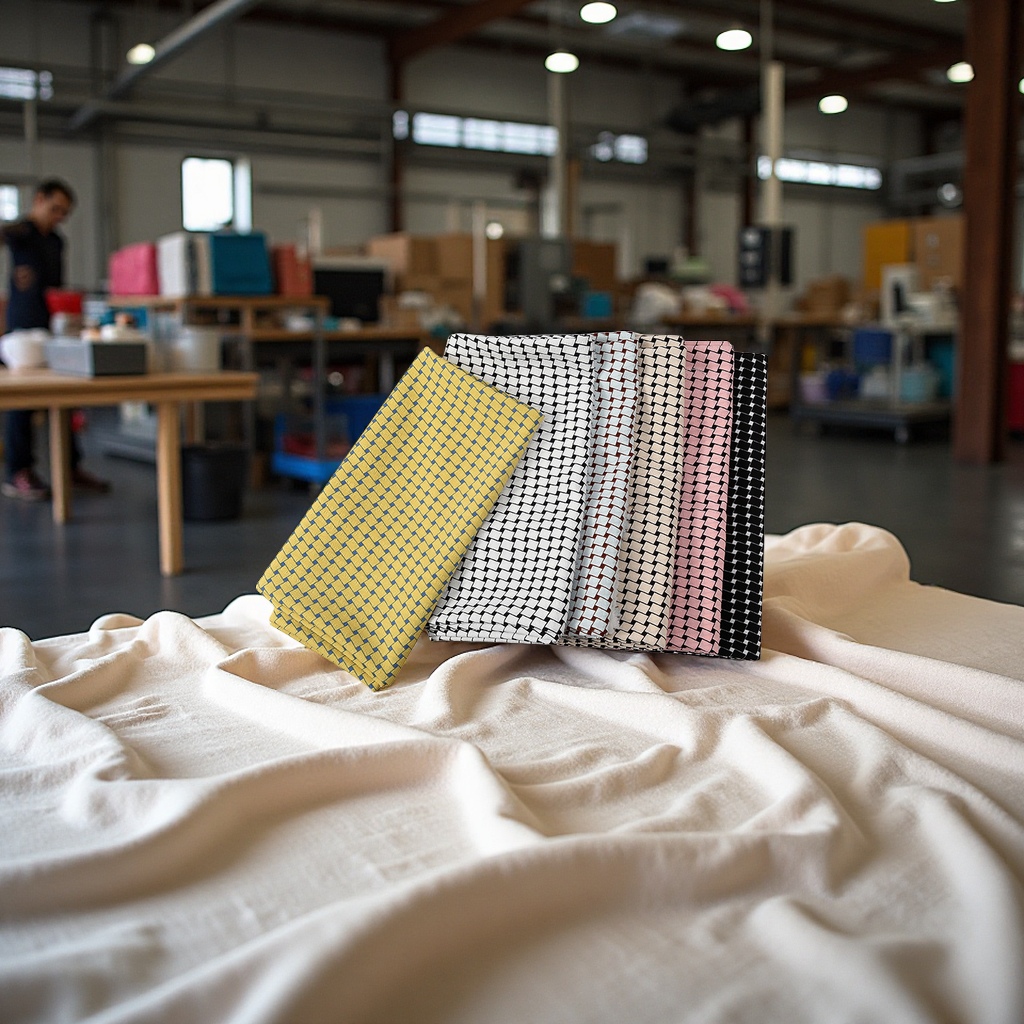 Factory custom-made trendy bubble check fabric, small square printed dress accessory fabric, direct sales of textile accessories and clothing accessories in stock Item Picture