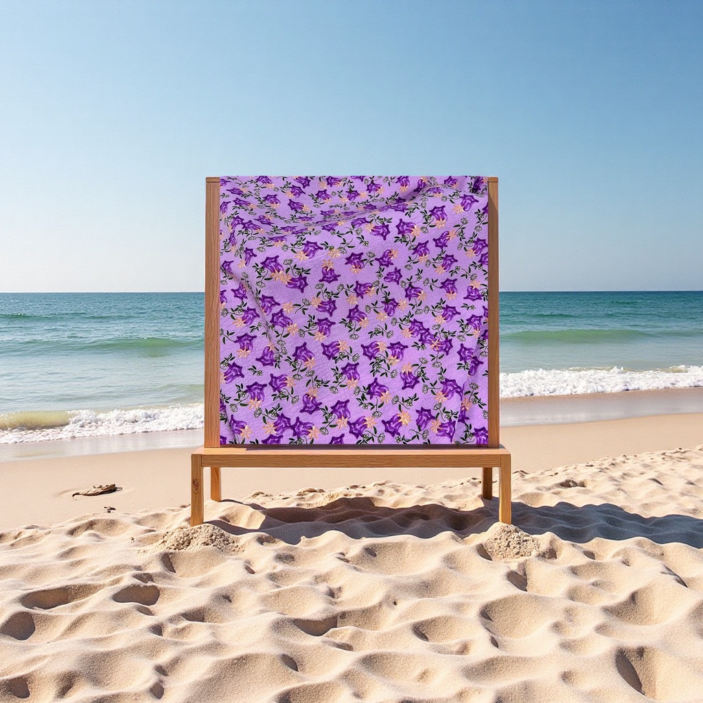 Premium plain weave one-piece floral fabric dress casual pants women's beach series tie-dyed printed accessories fabric textile leather tie-dyed fabric matching details Picture