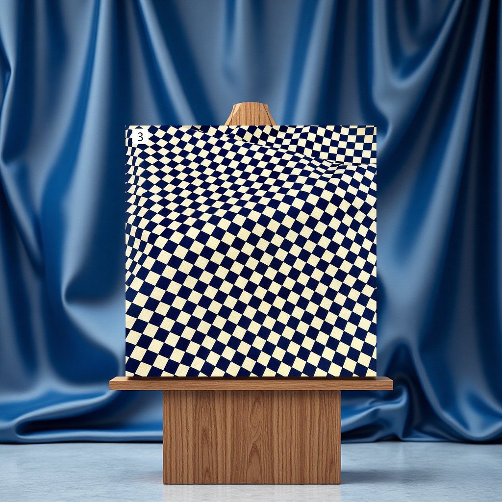 Four-sided checkered pattern printed casual pants fabric, export T-shirts, bags, home textiles, decorative fabric, home textiles Application Scenario