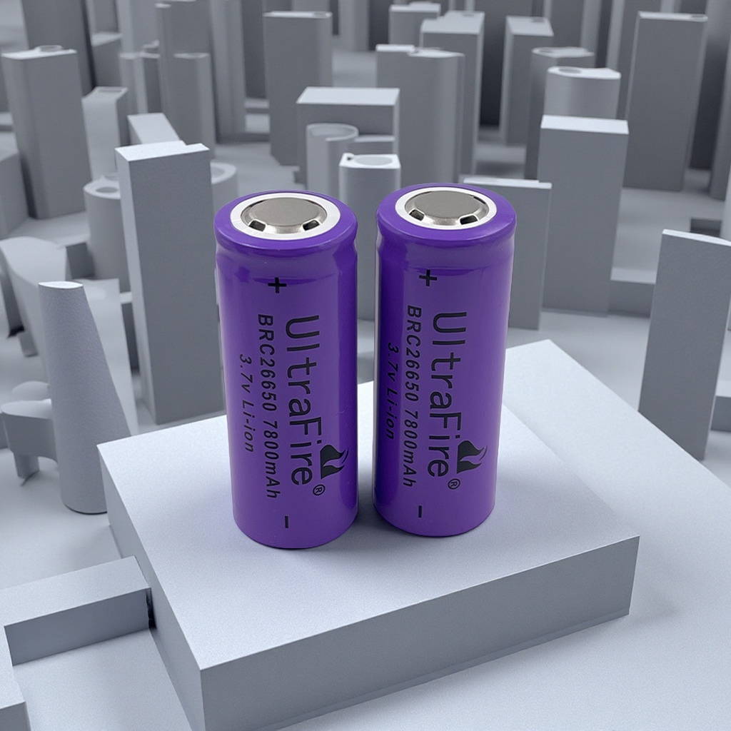 Factory direct sales of GTL26650 lithium battery 7800mah 3.7V high-power flashlight cycle charging electrical lithium battery