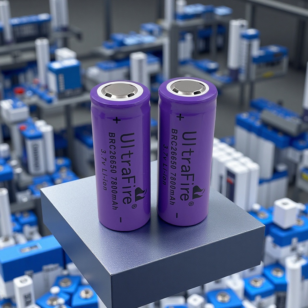 Factory direct sales of GTL26650 lithium battery 7800mah 3.7V high-power flashlight cycle charging electrical lithium battery Item Picture