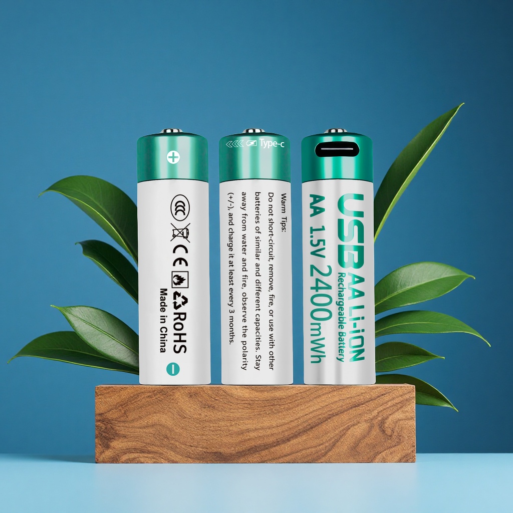 No.5 and No. 7 rechargeable lithium batteries, 1.5V large-capacity constant voltage, 3C certified Type C fast charging, electrical and industrial products Item Picture