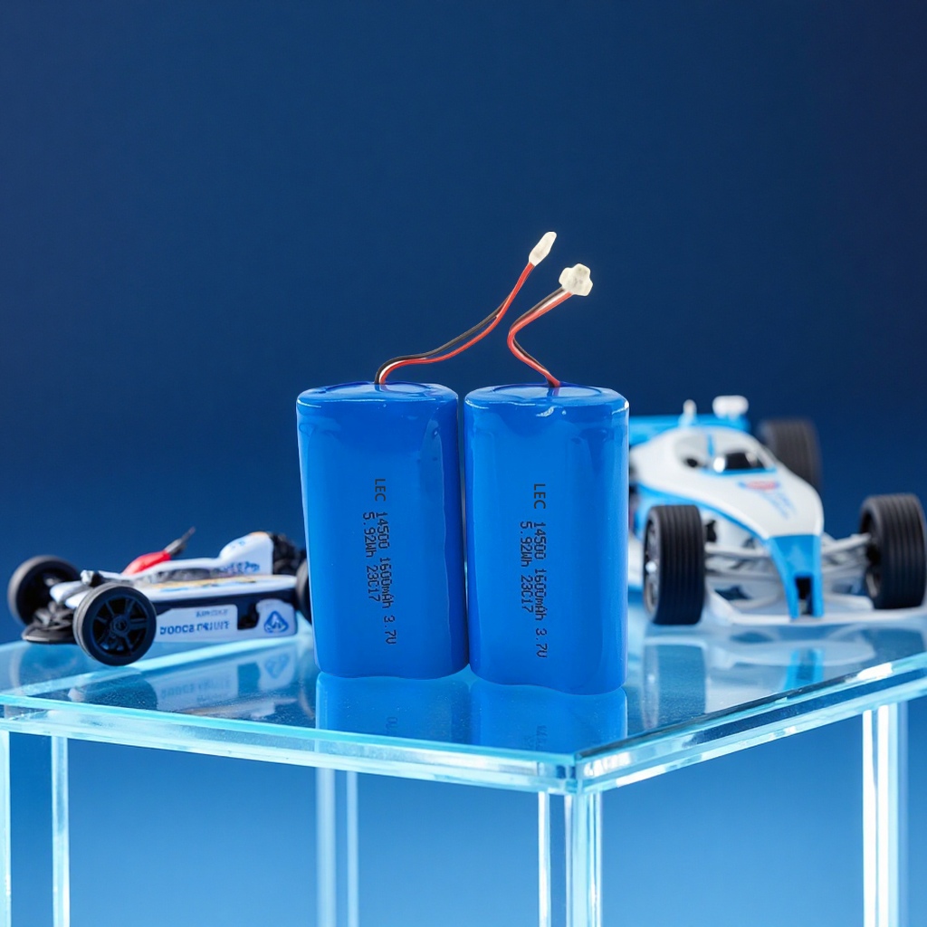 14500 lithium battery, 3.7V remote control racing car bubble machine, water bomb gun, rechargeable battery, complete certification, electrical and electronic products Application Scenario