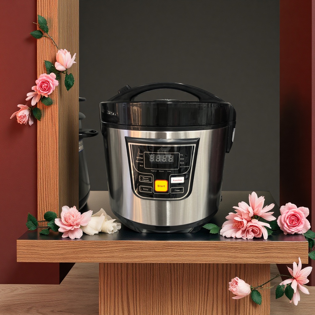 美的多功能电压力锅6L智能预约高压锅家用煲汤炖肉电饭锅正品

